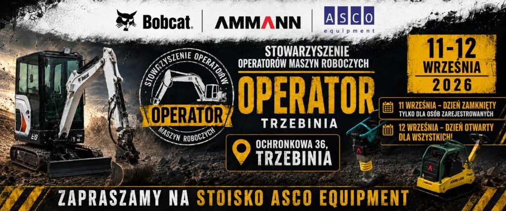 ASCO Equipment na Strefie Operatora 2026 w Trzebini – spotkajmy się!